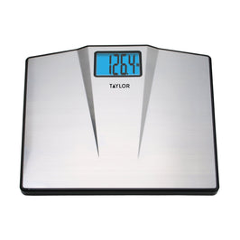 Taylor® Precision Products Digital Glass Scale with Textured Herringbone  Design, 500-Lb. Capacity