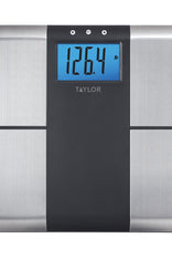 Taylor Precision Products 5273275 Body Composition Scale with Body Fat and Body Water Functions, 330-Lb. Capacity