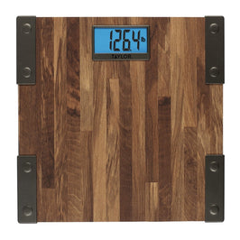 Premium Photo  Analog weight scale on wood floor