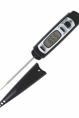 Taylor Waterproof Digital Thermometer with 1.5 mm Probe, 0.88' Height, 8.5'  Width, 5.0' Length, One Size, Black
